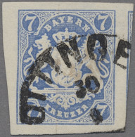 Bayern - Marken Und Briefe: 1868, Freimarke 7 Kreuzer In Der Guten Farbvariante - Autres & Non Classés