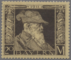 Bayern - Marken Und Briefe: 1911, Prinzregent Luitpold In Der Type I Als Ungebra - Autres & Non Classés