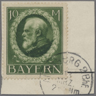 Bayern - Marken Und Briefe: 1914ff., König Ludwig III., Friedensdruck, Die Drei - Sonstige & Ohne Zuordnung