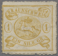 Braunschweig - Marken Und Briefe: 1864, Freimarke 1 Sgr. Mittel- Bis Lebhaftgelb - Braunschweig