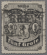 Bremen - Marken Und Briefe: 1862, Staatswappen Im Wappenschild Unter Krone, Insc - Bremen