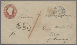 Hamburg - Stempel: 1863, Fusspoststempel "F.P.2 20/1" Auf Hannover 1 Groschen-Ga - Hamburg