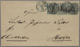 Hannover - Marken Und Briefe: 1851, Freimarke 1 Ggr. Schwarz Auf Graugrün Im Waa - Hanovre