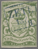 Oldenburg - Marken Und Briefe: 1861, Freimarke 1/3 Gr. In Der Guten Farbvariante - Oldenburg