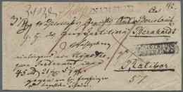 Preußen - Vorphilatelie: 1831, KOEN:PREUSS:SANITAET:STEMPEL, Ra2 Auf Brief Von N - Prephilately
