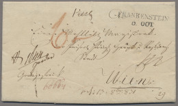 Preußen - Vorphilatelie: 1831, 6.10., Cholerapost; Brief Aus FRANKENSTEIN Nach W - Prephilately