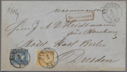 Preußen - Marken Und Briefe: 1858, "Friedrich Wilhelm IV." 3 Sgr. Gelborange, Al - Other & Unclassified