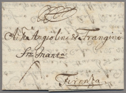 Sachsen - Vorphilatelie: 1732, Brief Aus Leipzig Nach Florenz über Den Forwardin - Vorphilatelie