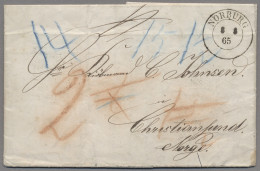 Schleswig-Holstein - Vorphilatelie: NORBURG; 1865, Zweikreisstempel "NORBURG 8 8 - Prephilately