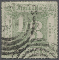 Thurn & Taxis - Marken Und Briefe: 1866, Freimarke 1/3 Sgr. Dunkelgelblichgrün M - Other & Unclassified