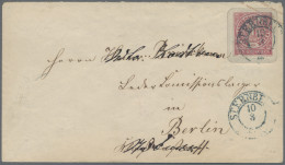 Norddeutscher Bund - Ganzsachen: 1868, Aufbrauchsausgaben, 1 Groschen Auf 3 Silb - Other & Unclassified