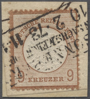 Deutsches Reich - Brustschild: 1872, Großer Brustschild 9 Kr. Rötlichbraun, Entw - Sonstige & Ohne Zuordnung