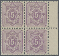 Deutsches Reich - Pfennig: 1886ff., Spätauflage, Der Komplette Satz 3 Pf. - 50 P - Unused Stamps