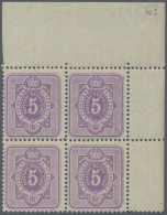 Deutsches Reich - Pfennig: 1880 (ff.), 5 Pf. Violettpurpur, Normal Zentrierter U - Ungebraucht