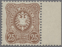 Deutsches Reich - Pfennig: 1889, 25 Pf. Lebhaftgelbbraun, Scharfe Prägung, Tadel - Ungebraucht