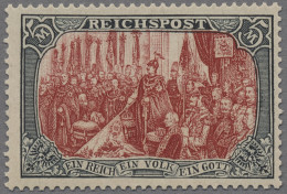 Deutsches Reich - Germania: 1900, REICHSPOST, Reichsgründungsfeier, 5 Mark Type - Nuevos