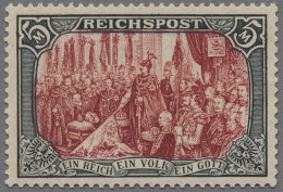 Deutsches Reich - Germania: 1900, REICHSPOST, Reichsgründungsfeier, Type I Mit N - Ungebraucht