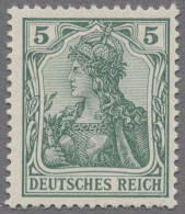 Deutsches Reich - Germania: 1902, Deutsches Reich O. Wz., 5 Pf. Ungebraucht In D - Nuevos