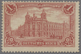 Deutsches Reich - Germania: 1902, Deutsches Reich O. Wz., Reichspostamt, 1 M. Du - Ungebraucht