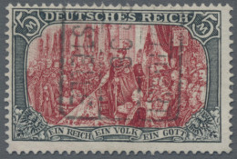 Deutsches Reich - Germania: 1902ff., Deutsches Reich Ohne Wz., Reichsgründungsfe - Gebruikt