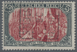 Deutsches Reich - Germania: 1902ff., Deutsches Reich Ohne Wz., Reichsgründungsfe - Oblitérés