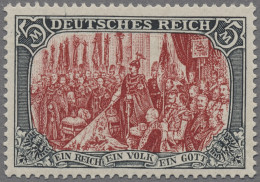 Deutsches Reich - Germania: 1902, Deutsches Reich O. Wz., 5 M. Reichsgründungsfe - Neufs