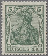 Deutsches Reich - Germania: 1905, Germania Mit Wz. 1, Friedensdruck, 5 Pfg. In D - Ungebraucht