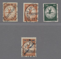 Deutsches Reich - Germania: 1912, Flugpostmarken 3 Werte Komplett, Je Entwertet - Used Stamps