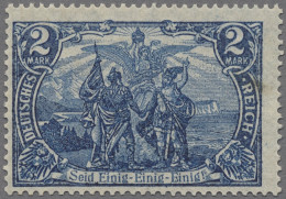 Deutsches Reich - Germania: 1916, "Nord Und Süd", 2 Mark Mit Wz. 1, Kriegsdruck, - Nuovi