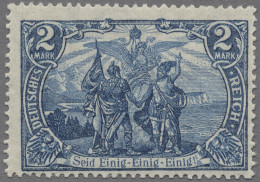 Deutsches Reich - Germania: 1917-1918, Nord Und Süd, Kriegsdruck, Gezähnt 25:17, - Unused Stamps