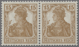 Deutsches Reich - Inflation: 1916-1918, Germania, Zwei Bessere Farbvarianten, Je - Neufs