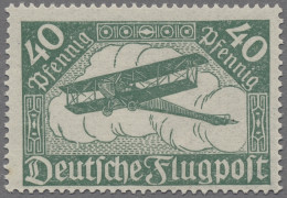 Deutsches Reich - Inflation: 1919, Flugpostmarken, Doppeldecker 40 Pfg. In Der G - Ungebraucht