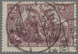 Deutsches Reich - Inflation: 1920, Nord Und Süd, 2.50 M. In Der Guten Farbe Schw - Used Stamps