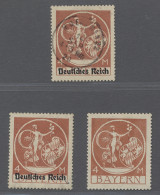 Deutsches Reich - Inflation: 1920, Partie Mit Drei Stück Der 4 Mark, Eine Gestem - Used Stamps