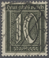 Deutsches Reich - Inflation: 1921, Freimarke 10 Pfg. In Der Guten Farbvariante S - Oblitérés