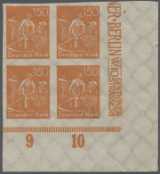 Deutsches Reich - Inflation: 1921, Arbeiter 150 Pfg. Mit Wasserzeichen Waffeln I - Unused Stamps