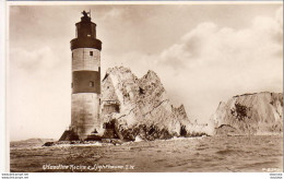 Needles Rocks And Lighthouse Isle Of Wight.............  Real Photograph - Ventnor