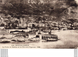 MONACO  Monte-Carlo - Le Port, Le Casino Et Le Tir Aux Pigeons - Hafen