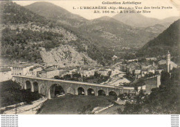 D06  L'ESCARENE  Vue Des Trois Ponts - L'Escarène