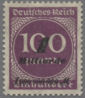 Deutsches Reich - Inflation: 1923, Ziffern Im Kreis, 1 Mrd. Auf 100 M. Dunkel-bi - Nuevos