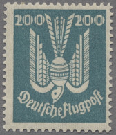 Deutsches Reich - Weimar: 1924, Flugpostmarken, Holztaube IV, 200 Pf. Lebhaftgrü - Neufs