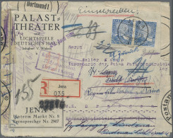 Deutsches Reich - Weimar: 1925, Rheinlandfeier 20 Pfg. Blau Im Waagerechten Paar - Briefe U. Dokumente