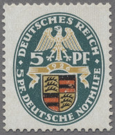 Deutsches Reich - Weimar: 1926, Nothilfe, Landeswappen II, 5 + 5 Rpf. Württember - Neufs