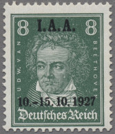 Deutsches Reich - Weimar: 1927, Internationales Arbeitsamt (IAA), Drei Werte Mit - Ungebraucht