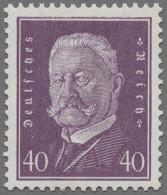 Deutsches Reich - Weimar: 1928, Reichspräsidenten, Der Komplette Satz Inklusive - Unused Stamps