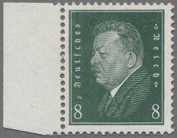 Deutsches Reich - Weimar: 1928, Reichspräsident Ebert, 8 Pf. Schwarzopalgrün, Ab - Neufs