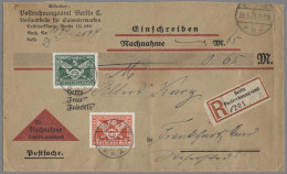 Deutsches Reich - Weimar: 1925, Verkehrsausstellung, Zwei Seltene Belege, Davon - Covers & Documents