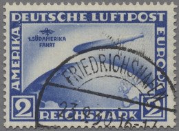 Deutsches Reich - Weimar: 1930, Südamerikafahrt, Beide Werte 2 Und 4 RM. Mit Was - Usados