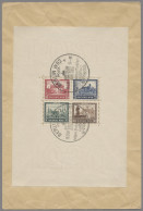 Deutsches Reich - Weimar: 1930, IPOSTA-Block In Originalgröße, Entwertet Mit Ent - Covers & Documents