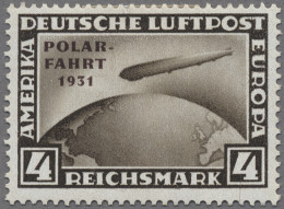 Deutsches Reich - Weimar: 1931, Polarfahrt 3 Werte Komplett In Guter Ungebraucht - Unused Stamps